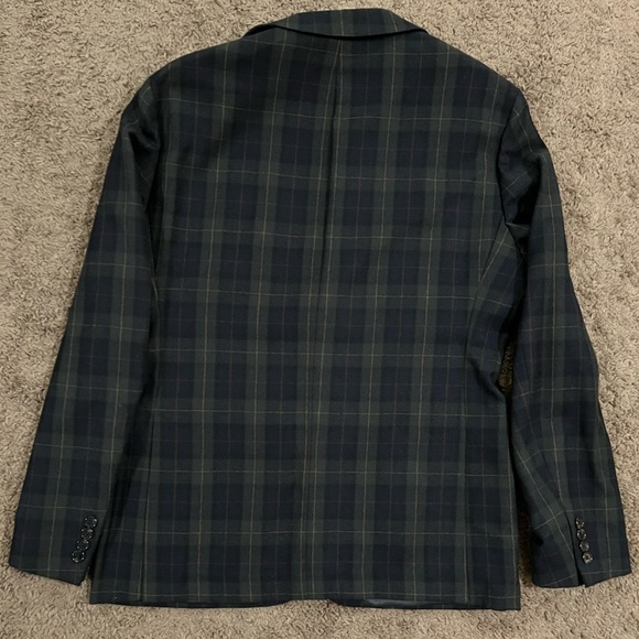 Polo Ralph Lauren Men’s Green/Blue Checkered Blazer SZ 41R - Picture 6 of 12